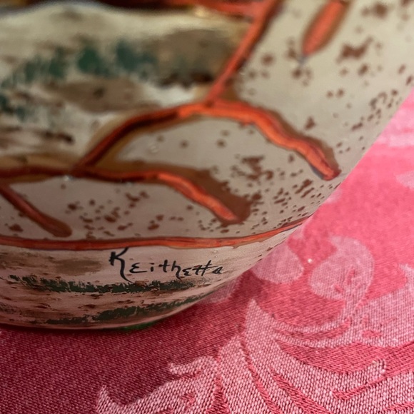 Southwestern Art Vase, Pottery, 8.5” Tall, Signed Keithetta - Picture 6 of 7